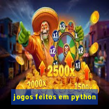 jogos feitos em python